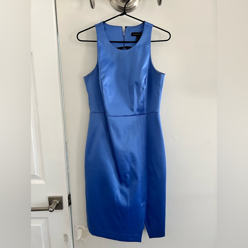 Banana Republic Blue Sleeveless Dress